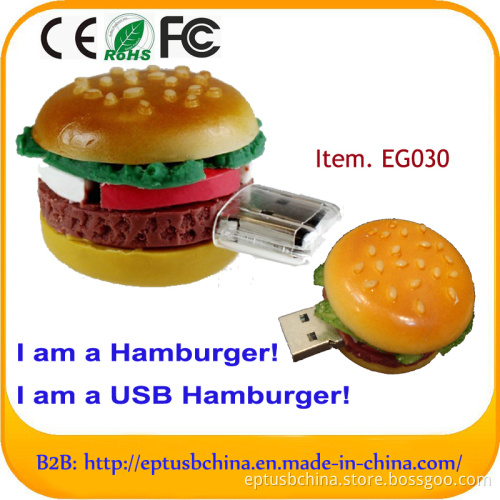 8GB Mini Hamburger USB Key